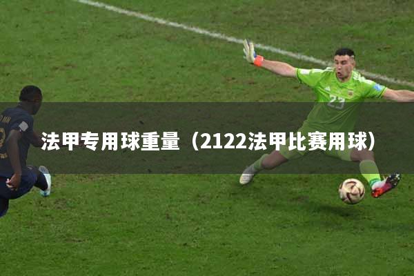 法甲专用球重量（2122法甲比赛用球）